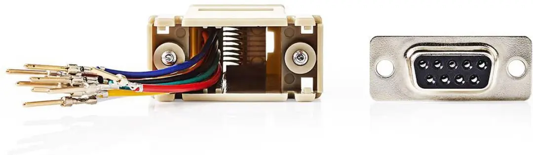 Nedis CCGB52820IV Seriële Adapter D-SUB 9 V-Ivoor - afbeelding 6 van 6