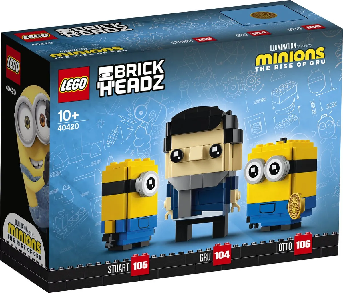 LEGO BrickHeadz Gru, Stuart & Otto 40420