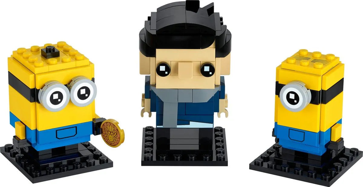 LEGO BrickHeadz Gru, Stuart & Otto 40420 - 244 Stukken - Blauw/Geel - afbeelding 6 van 6