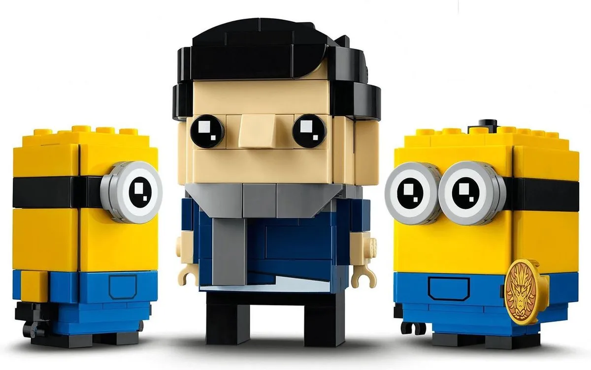 LEGO BrickHeadz Gru, Stuart & Otto 40420 - 244 Stukken - Blauw/Geel
