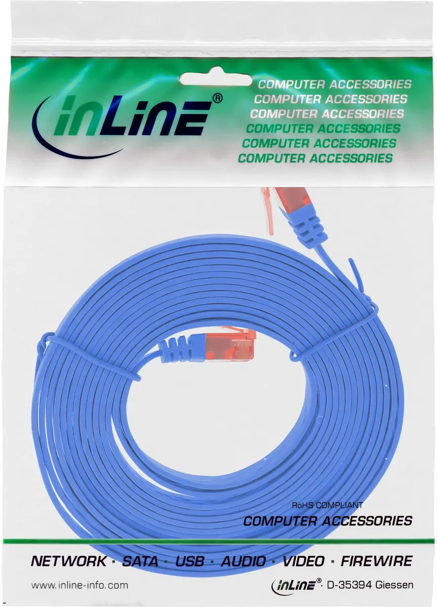 InLine Patchkabel Cat.6 U/UTP 1,5m - Blauw