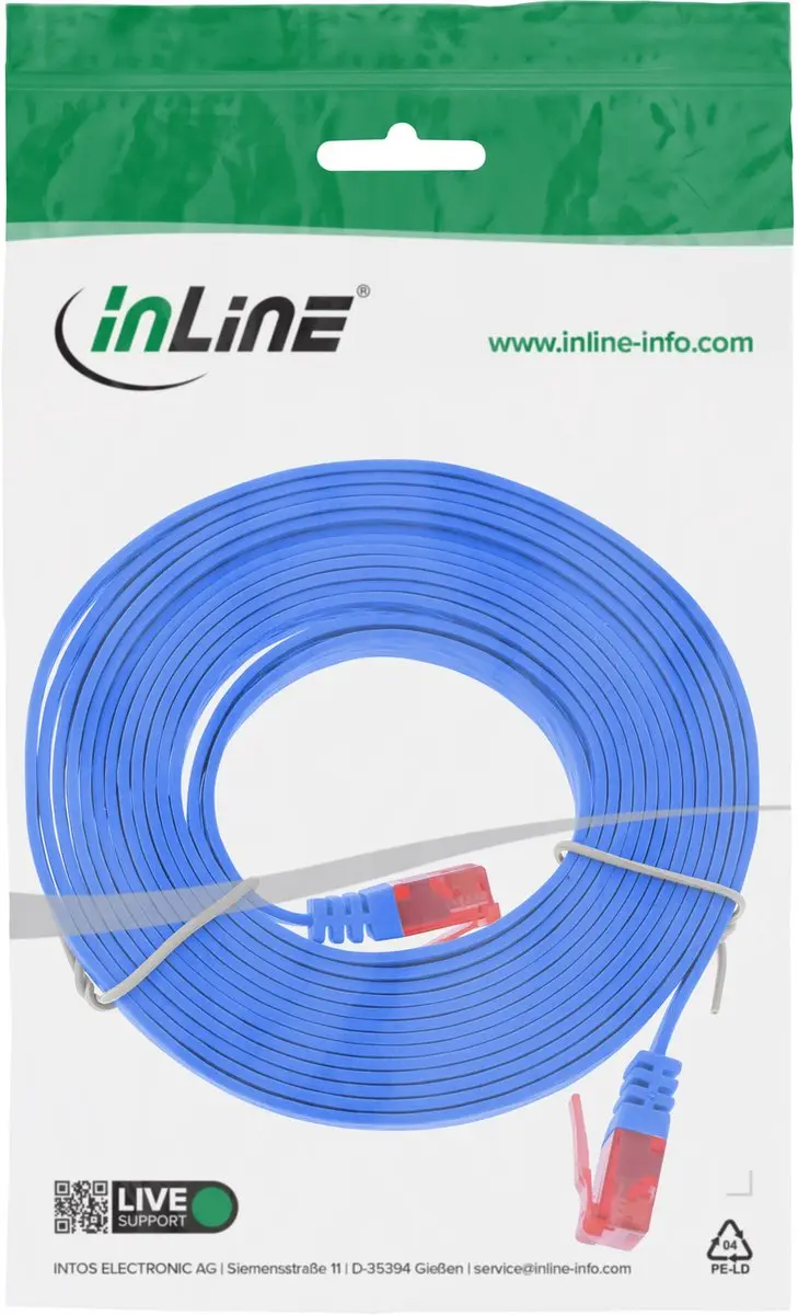 InLine Patchkabel Cat.6 U/UTP 1,5m - Blauw
