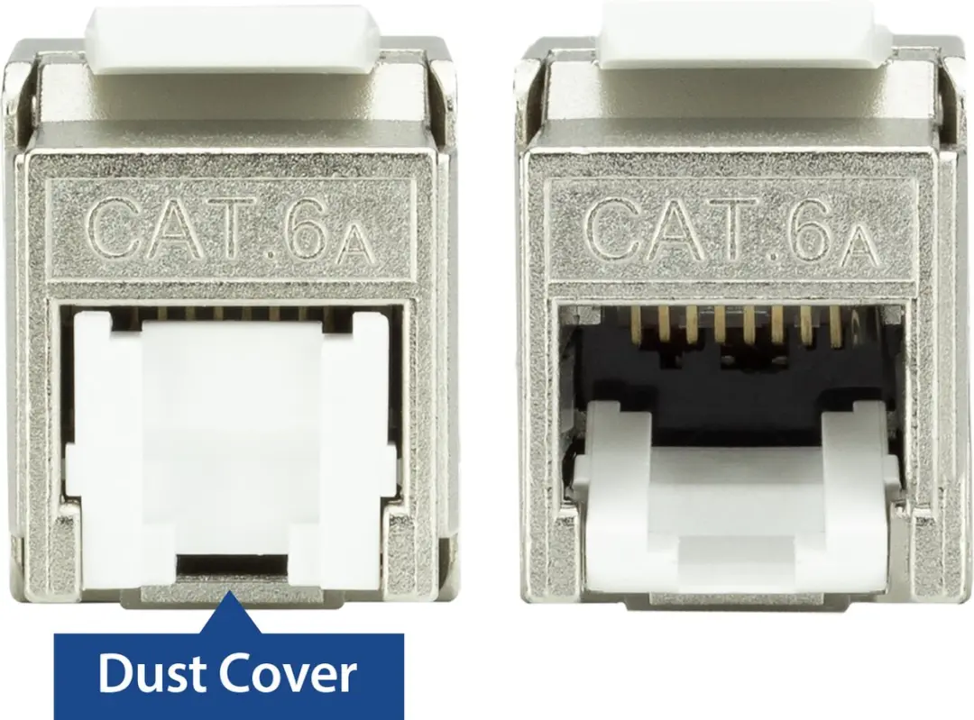 ACT Keystone Jack RJ45 CAT6A Shielded TD6525 - Zilver - afbeelding 6 van 6