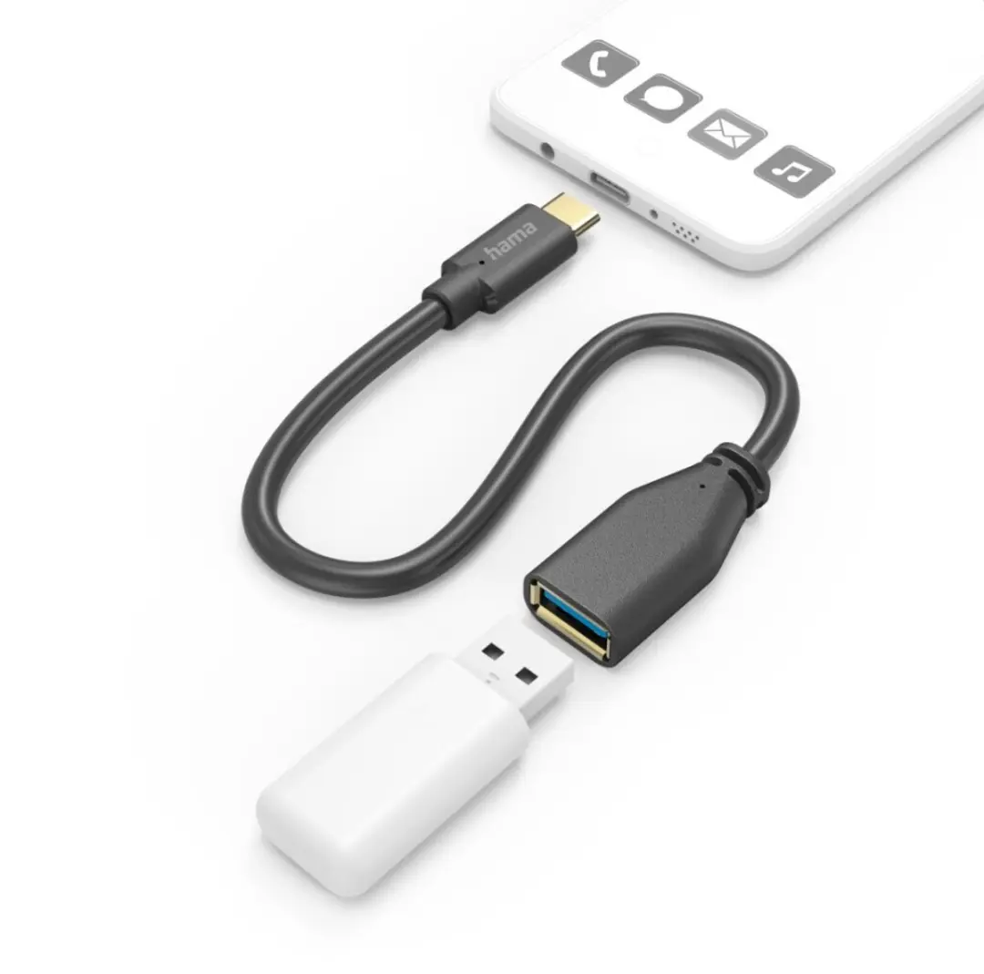 Hama USB-C naar USB-A Adapter 5Gbps