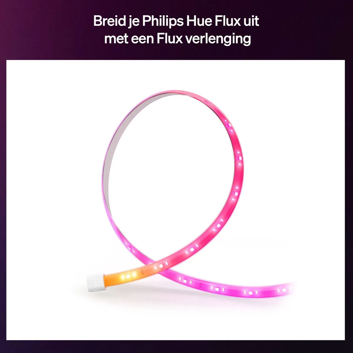 Philips Hue Flux LED Strip Verlenging 5m - Wit