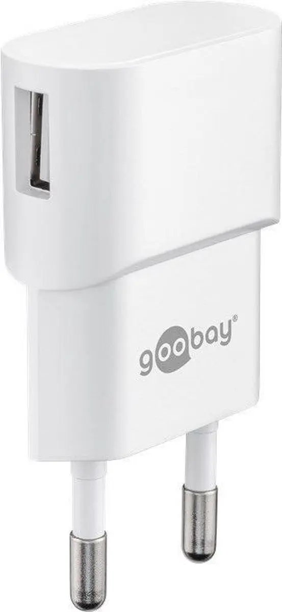 Goobay 45297 USB Lader - 5W - Wit - 1m