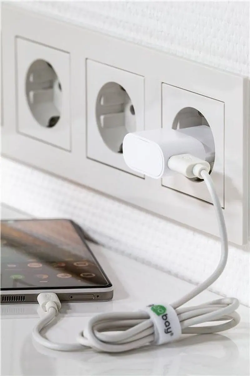 Goobay 45297 USB Lader - 5W - Wit - 1m