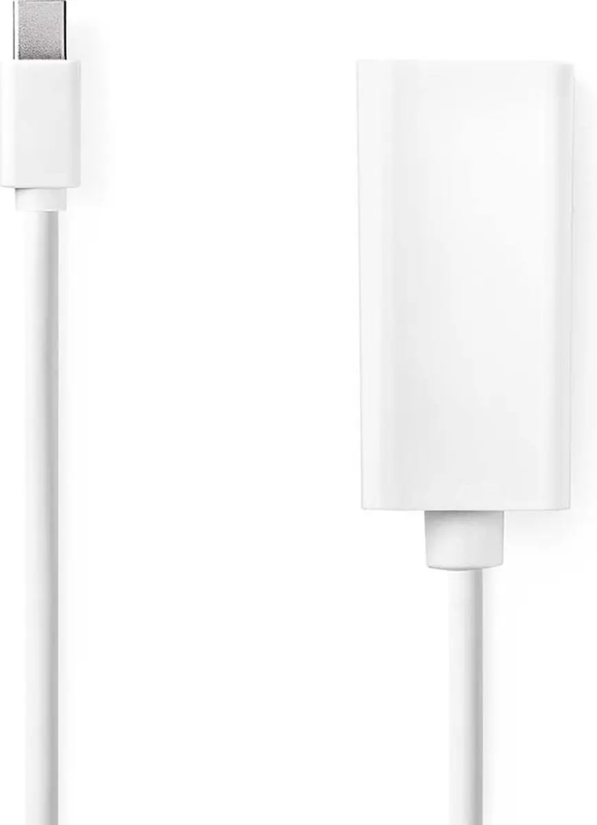 Nedis Mini DisplayPort naar HDMI Kabel 21.6 Gbps 0.2m - Wit