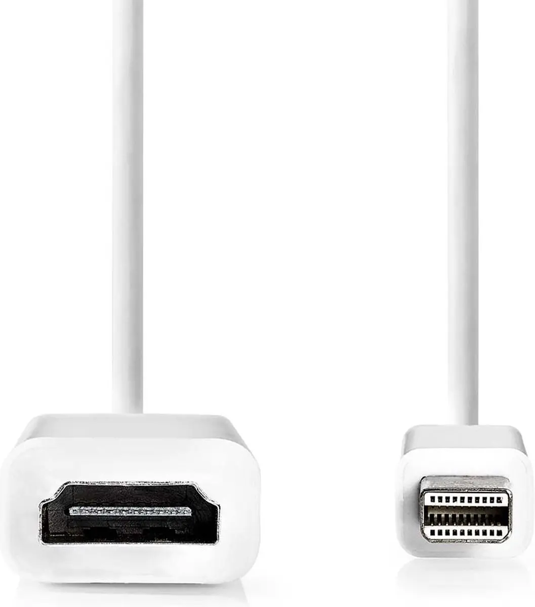 Nedis Mini DisplayPort naar HDMI Kabel 21.6 Gbps 0.2m