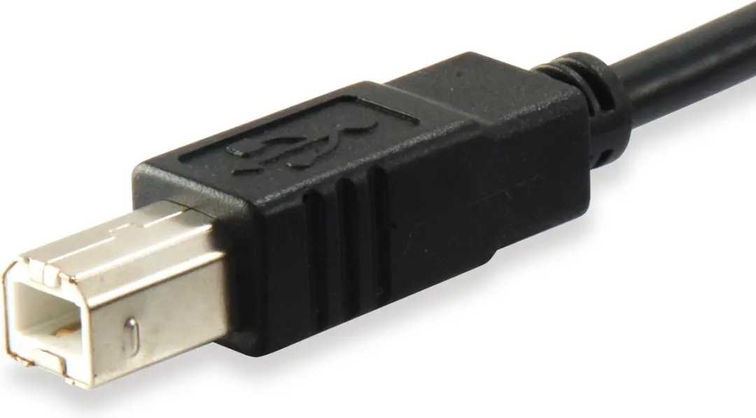 Equip USB 2.0 Kabel USB-B naar USB-C 1m - Zwart