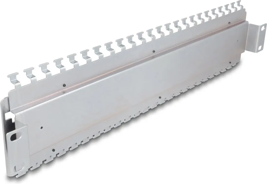 Delock 19" Kabelsteunrail 24 Poorten LSA - Grijs