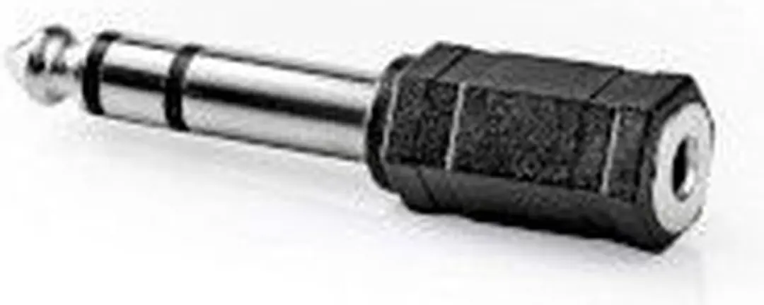 Nedis Stereo-Audioadapter 6,35mm naar 3,5mm - Zwart - afbeelding 6 van 6