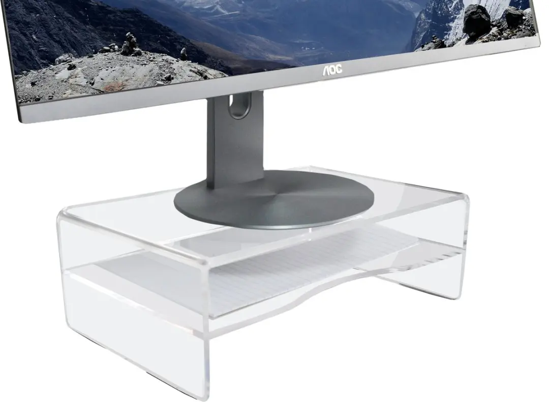 Desq Monitorstandaard Acryl 1536 - 120mm - 15kg - 30" - afbeelding 6 van 6