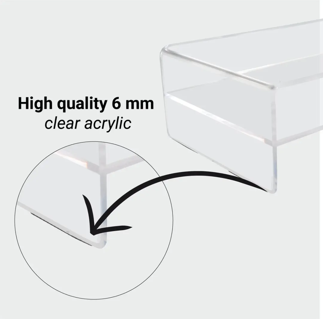 Desq Monitorstandaard Acryl 1536 - 120mm - 15kg - 30"