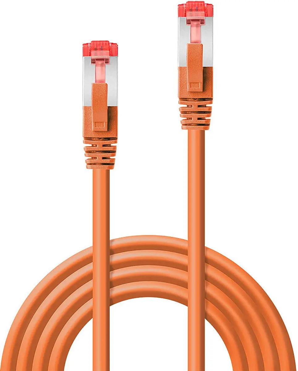 Lindy CAT 6 S/FTP Netwerkkabel 1m - Oranje