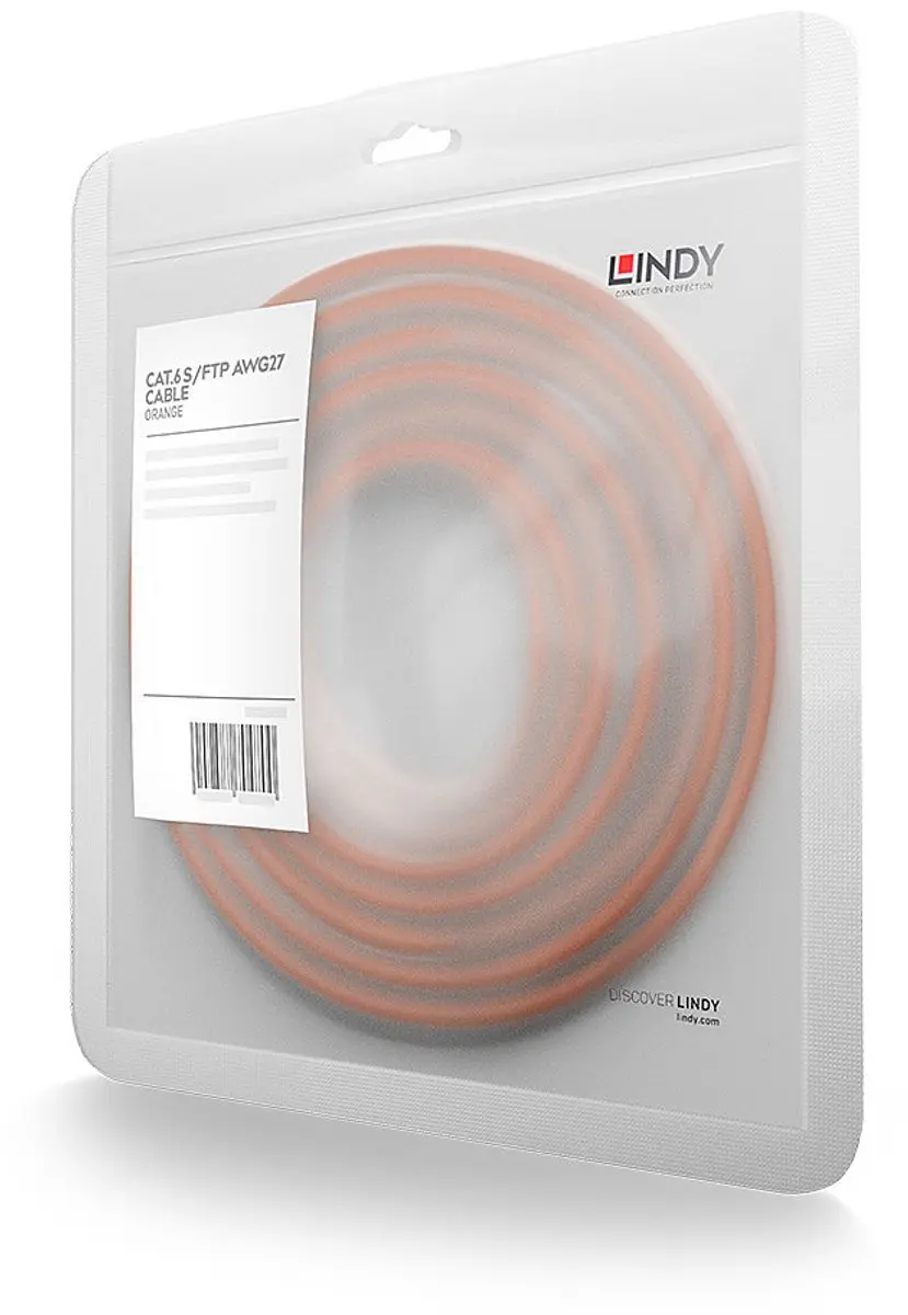 Lindy CAT 6 S/FTP Netwerkkabel 1m - Oranje