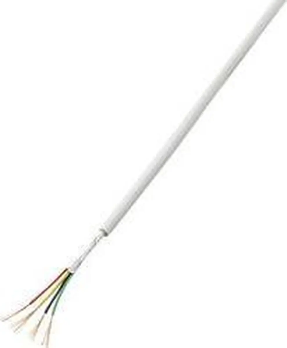 TRU COMPONENTS 1569082 Alarmkabel LiYY 10 x 0.22 mm² Wit 50 m