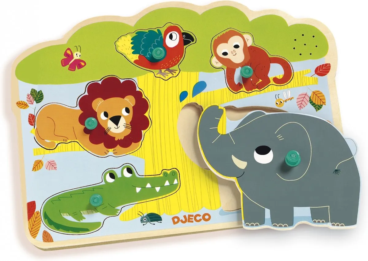 Djeco Geluidenpuzzel De Zoo DJ01708