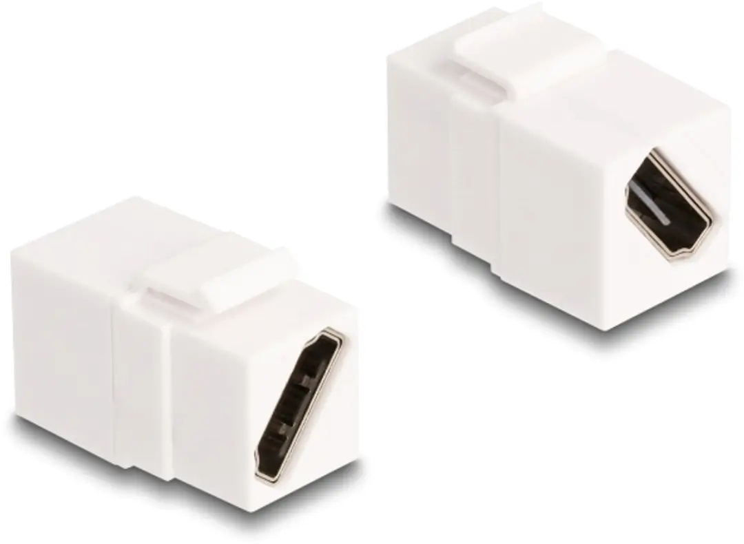 Delock HDMI2.1 Keystone Module 90327 - 8K 60Hz HDR - Wit
