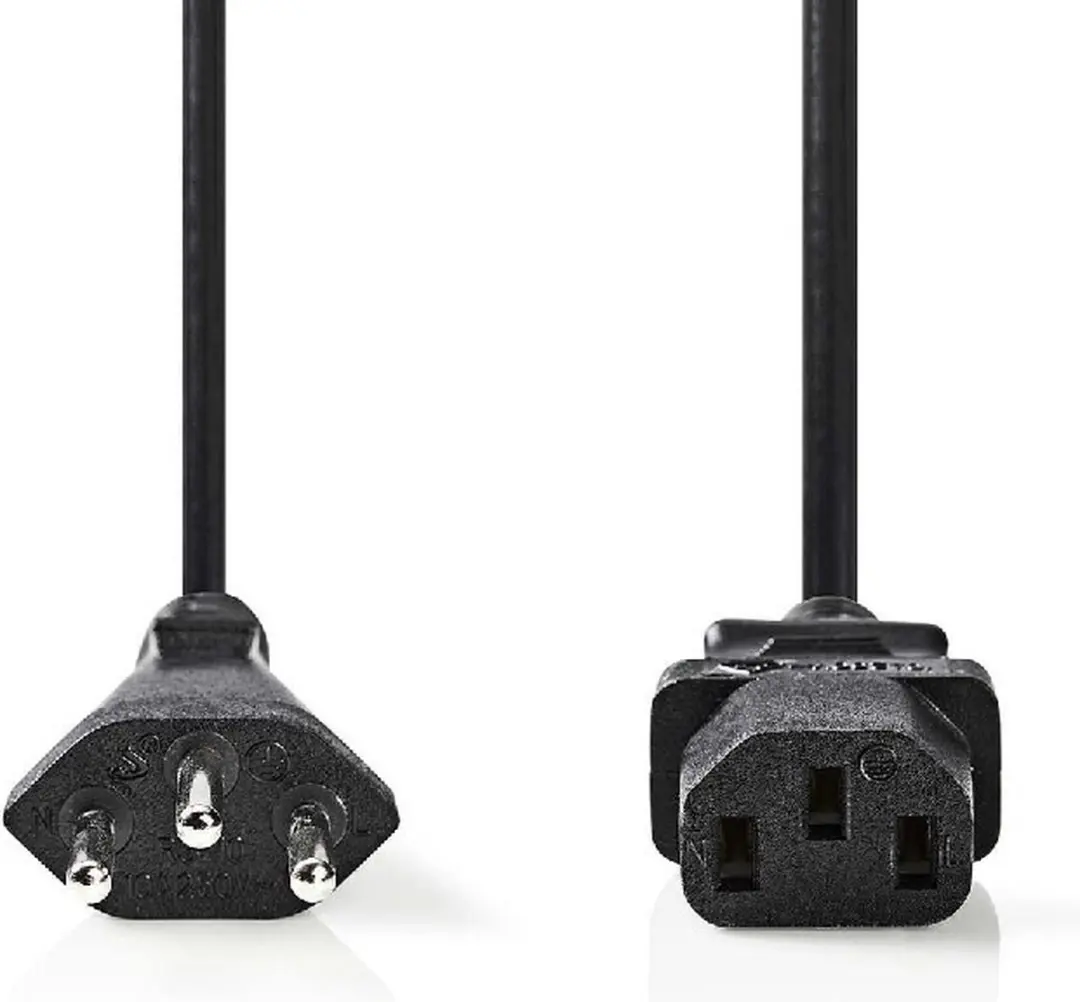 Nedis Stroomkabel CEGL11200BK20 CH Type 12 - 2m - Zwart