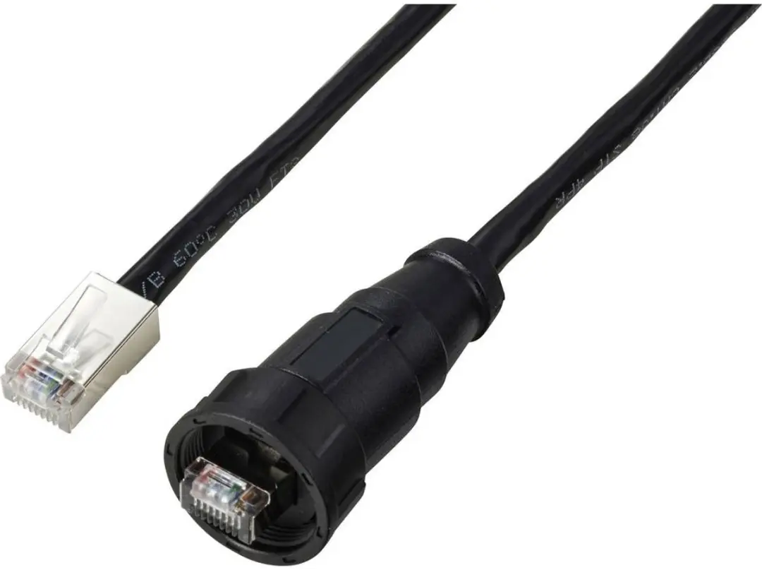 Tru Components TC-E13T-MR5-MCA/NCA-0.5PV-S RJ45-kabel 0,5m