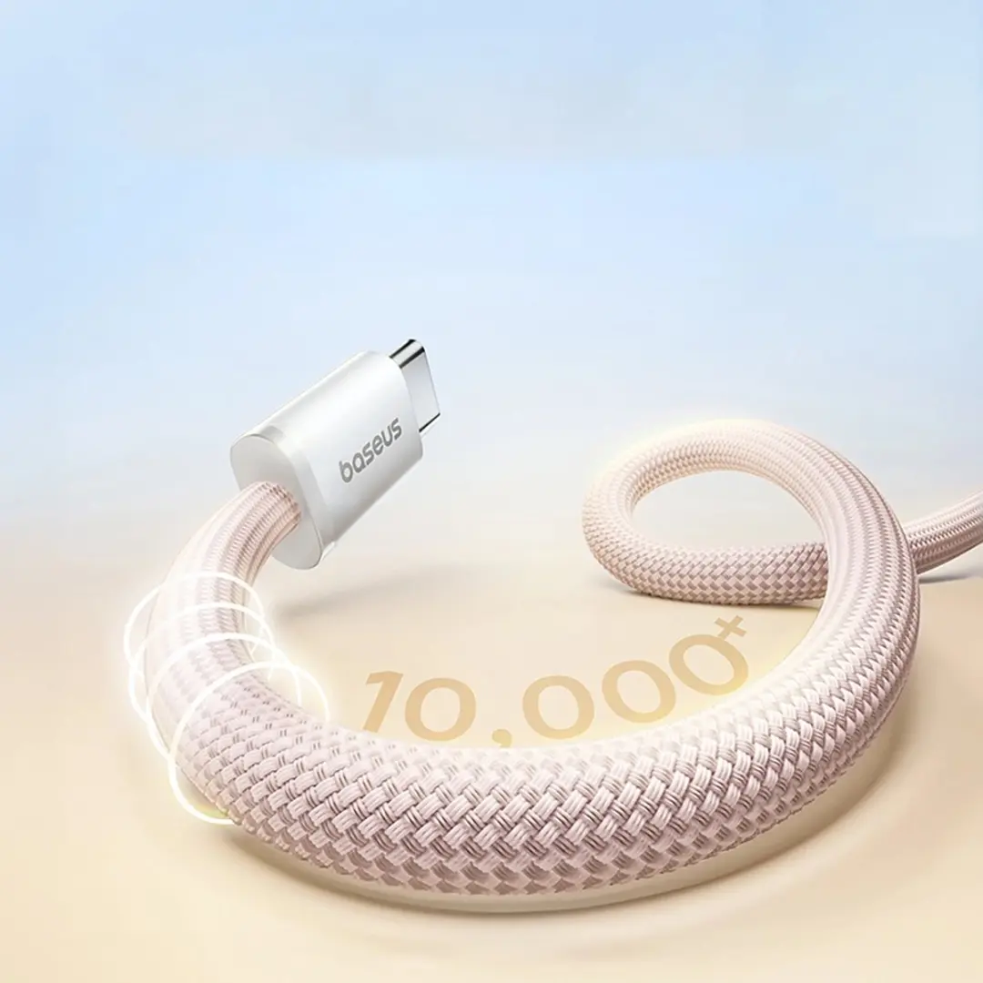 Baseus 100W USB-C Snellaadkabel 1m - Różowy