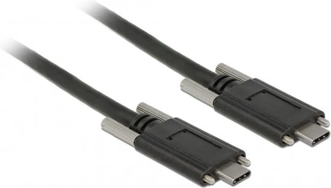 Delock 83720 USB-C Kabel 1m - Zwart