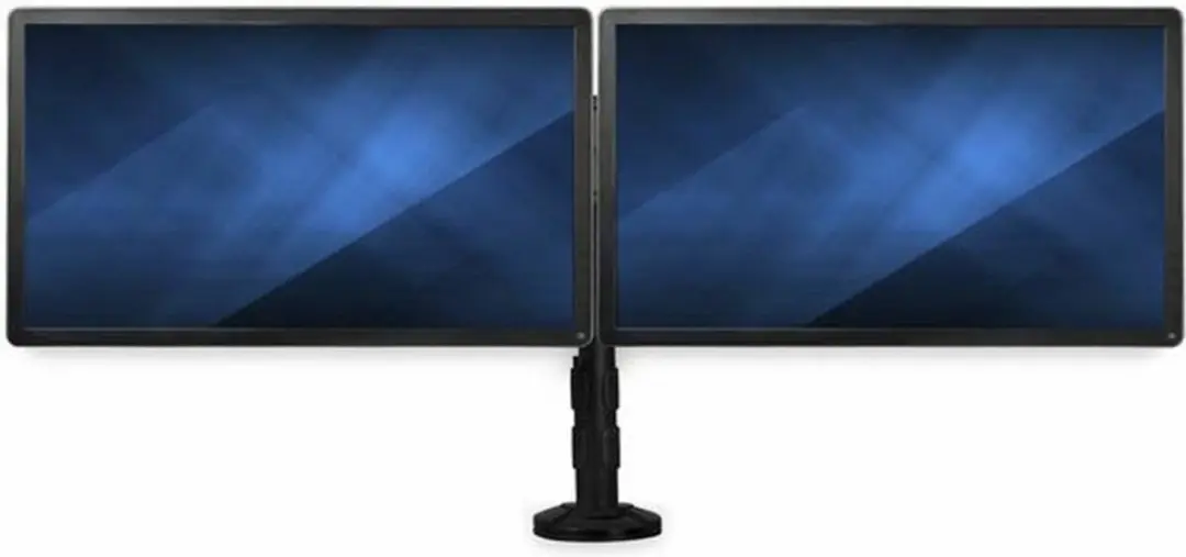 Startech Dual Monitor Beugel Bureau - tot 27" - Zwart