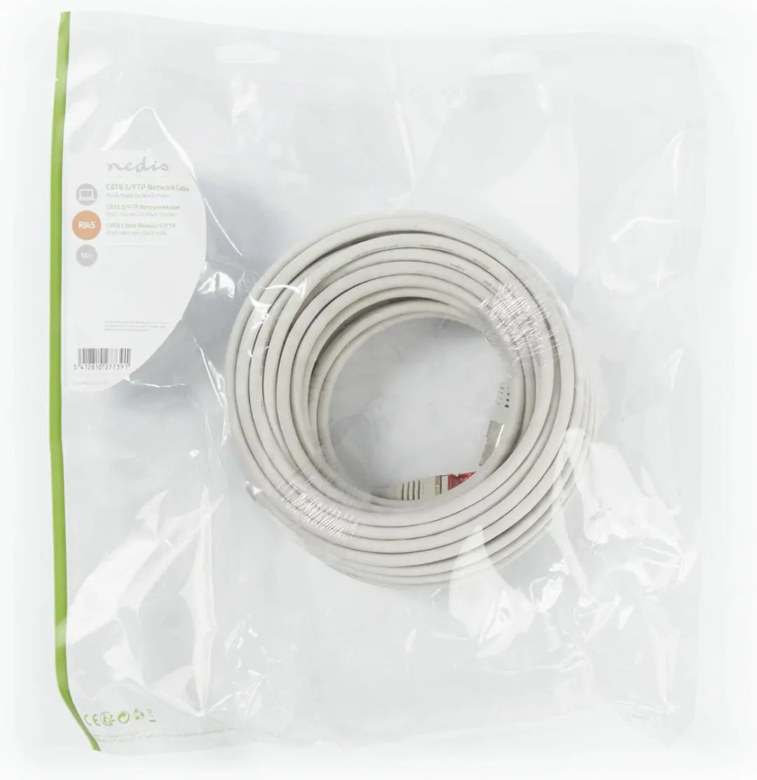 Nedis CAT6 Netwerkkabel 15m - Grijs