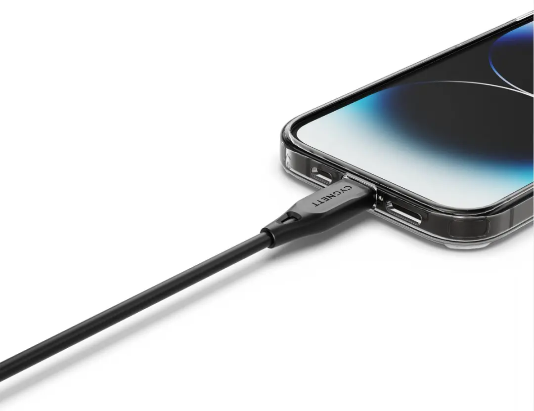 Cygnett USB-A naar Apple Lightning Kabel MFI CY4699PCCAL - 1m - Zwart