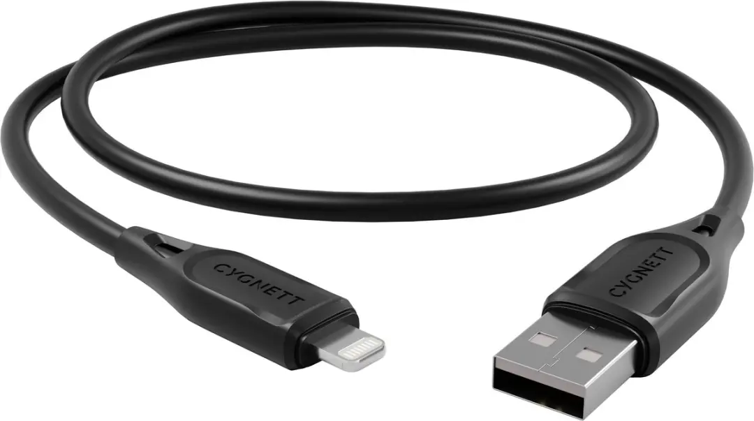 Cygnett USB-A naar Apple Lightning Kabel MFI CY4699PCCAL - 1m - Zwart