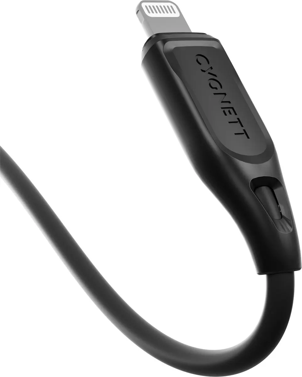 Cygnett USB-A naar Apple Lightning Kabel MFI CY4699PCCAL - 1m - Zwart