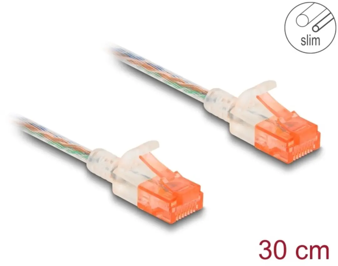Delock RJ45 Cat.6A U/UTP Netwerkkabel 0,3m