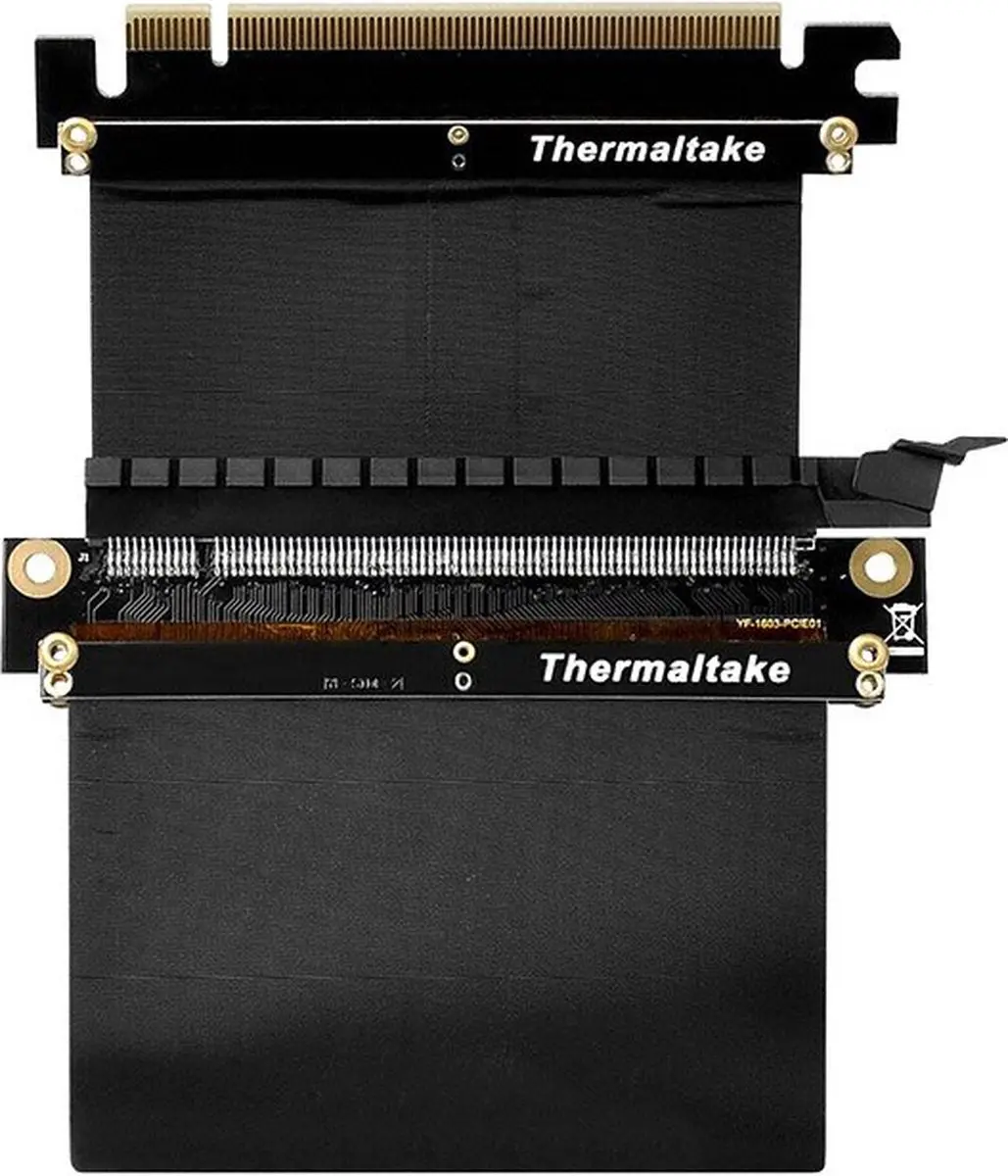Thermaltake PCI-E 3.0 x16 Riser Cable AC-053-CN1OTN-C1 - 200mm - Zwart