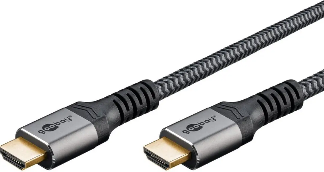 Goobay Premium HDMI-kabel met Ethernet 4K@60Hz 0,5m - Zwart