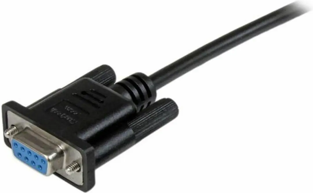 Startech DB9 RS232 Nullmodemkabel 1m - Zwart