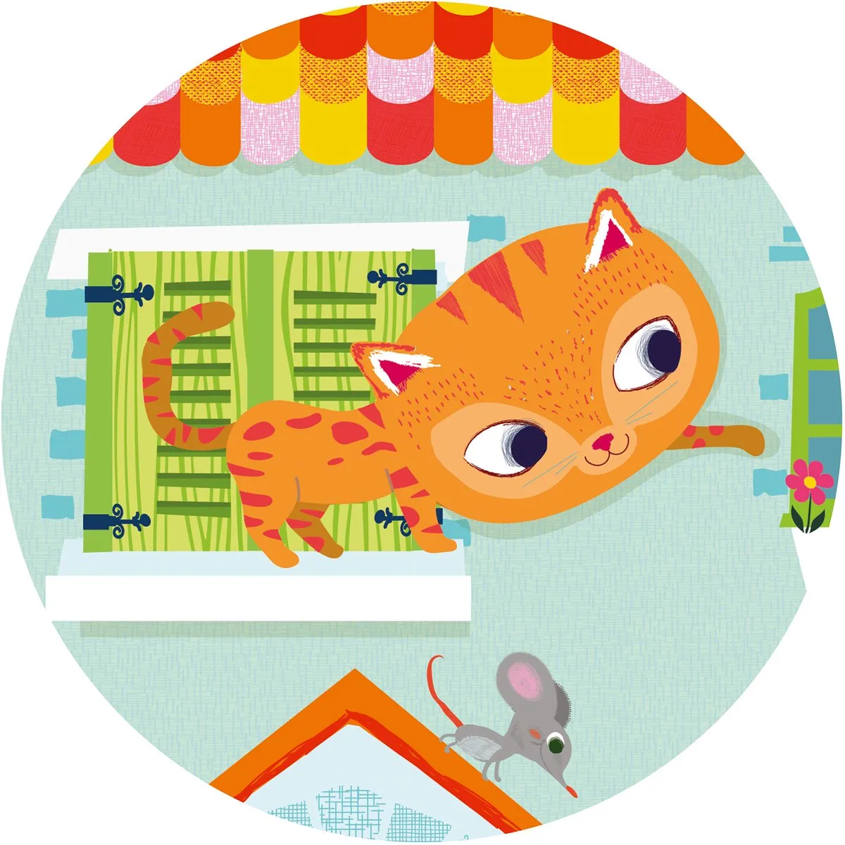Djeco Puzzel Pachat en Z'n Vriendjes 24 Stuks