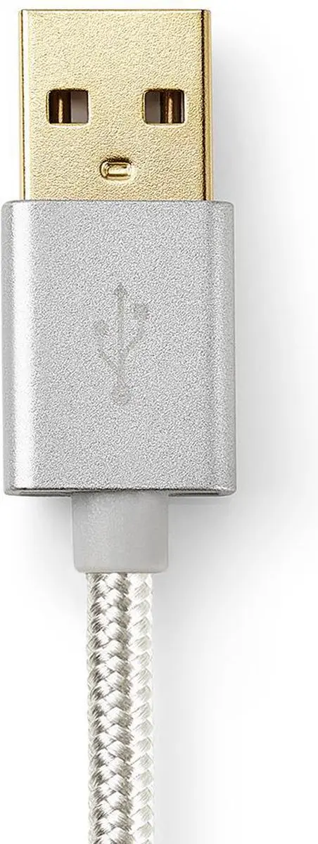 Nedis 2-in-1 USB-Kabel Lightning/USB Micro-B 2m - Verguld - Aluminium