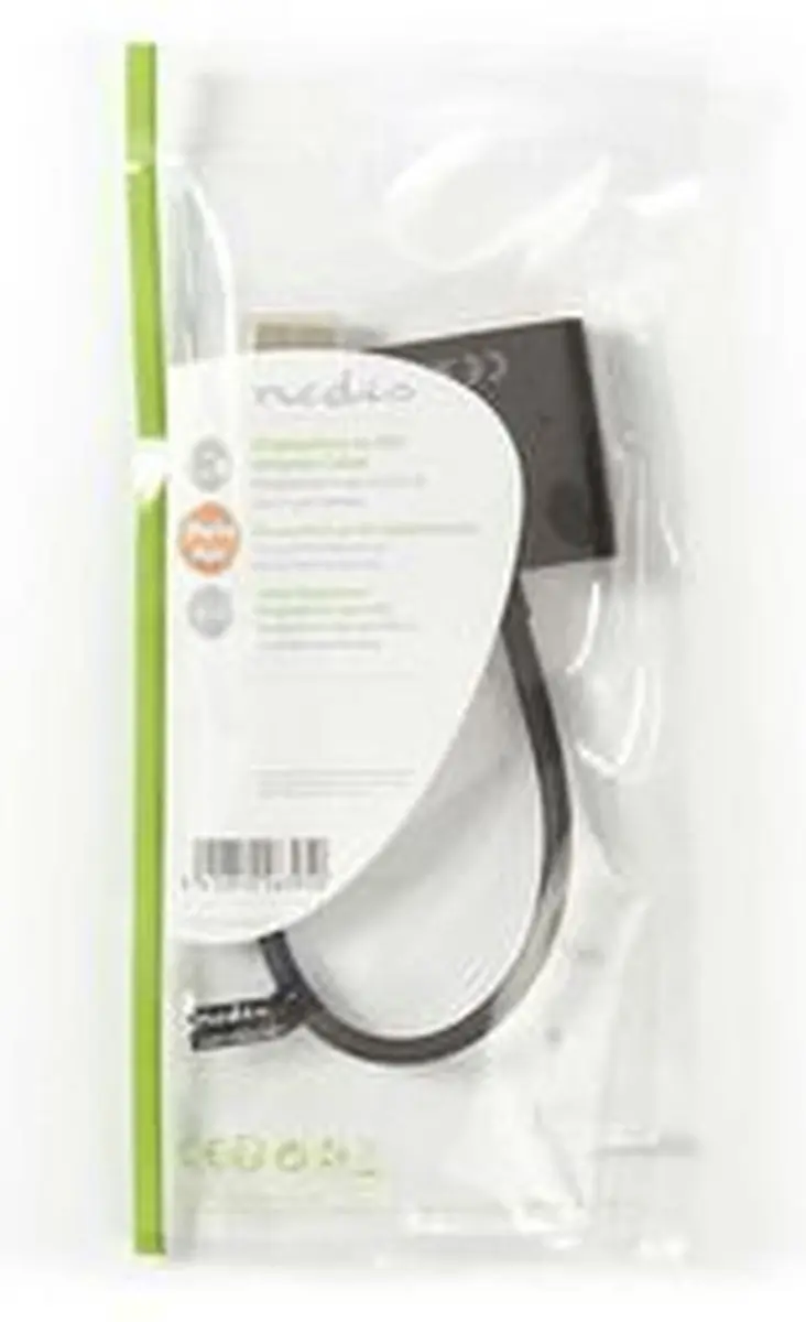 Nedis DisplayPort naar DVI-D Adapter 1080p - 0,2m - Zwart - afbeelding 6 van 6