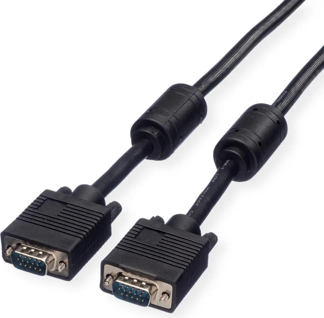 Roline SVGA Kabel HD15M/M 3m - Ferrietkernen + DDC