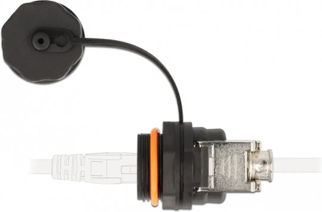 Delock RJ45 LSA Connector Cat.6A - Zwart
