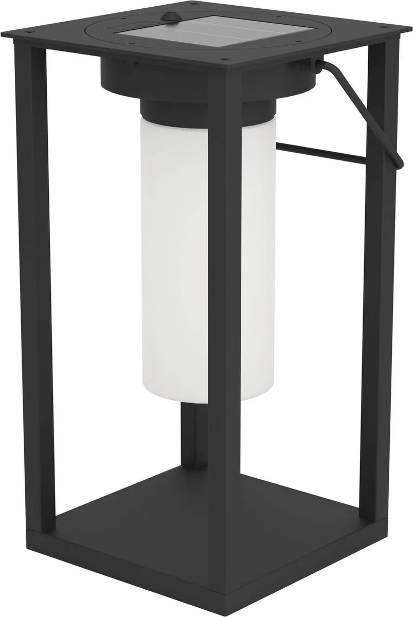 Eglo Usigni Solar Tafellamp - 28cm Zwart/Wit
