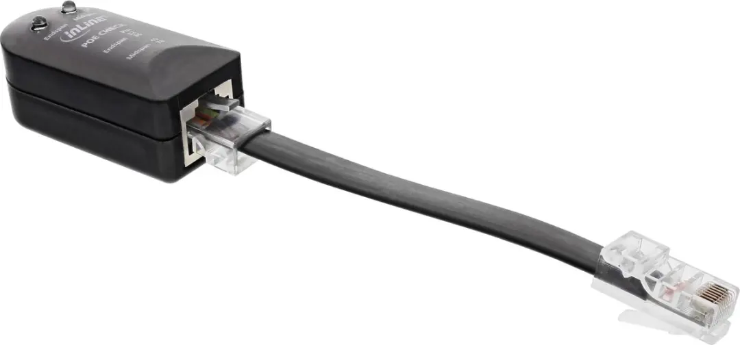 InLine PoE Tester - Zwart