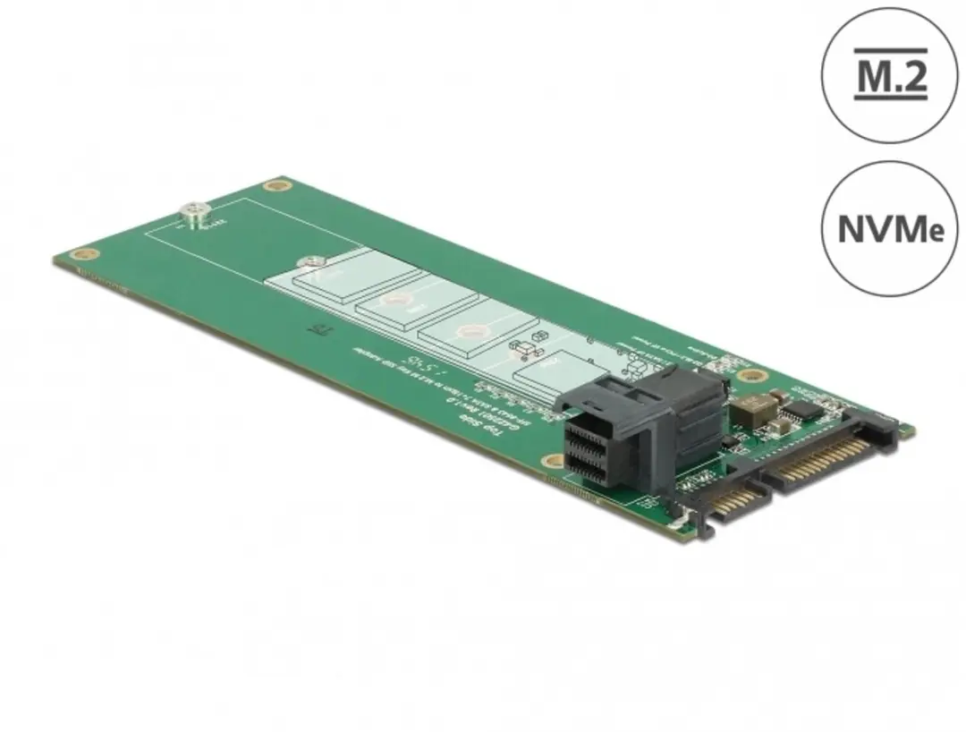 Delock SATA naar M.2 NVMe Converter 62703