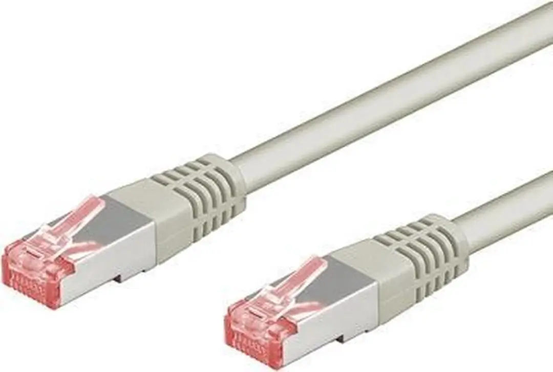 Goobay CAT 6 Patchkabel S/FTP PiMF - 7,5m Grijs - 10 Stuks
