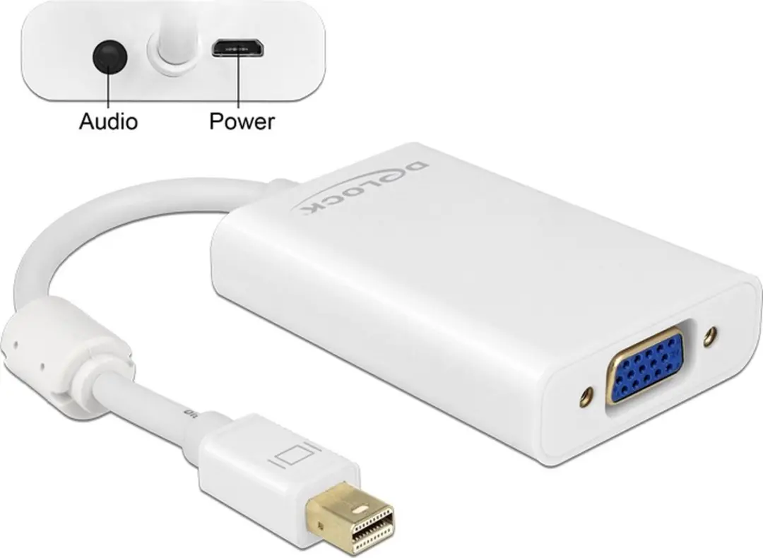 Delock Mini DisplayPort naar VGA Adapter 1.1a