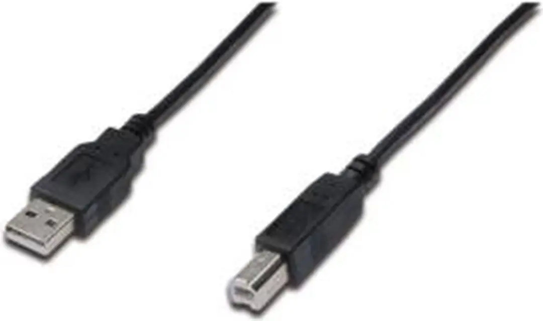 Digitus USB 2.0 USB-A naar USB-B Kabel 50cm - Zwart