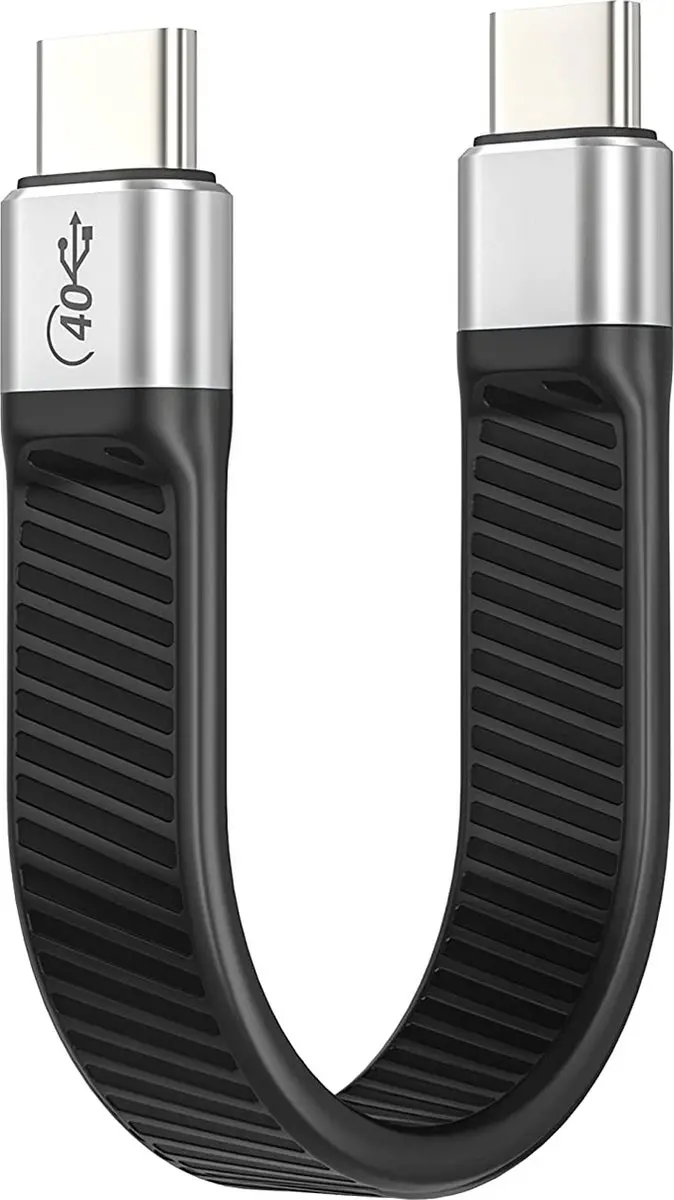NÖRDIC USB4-014 USB-C Kabel 40Gbps 100W Thunderbolt 3