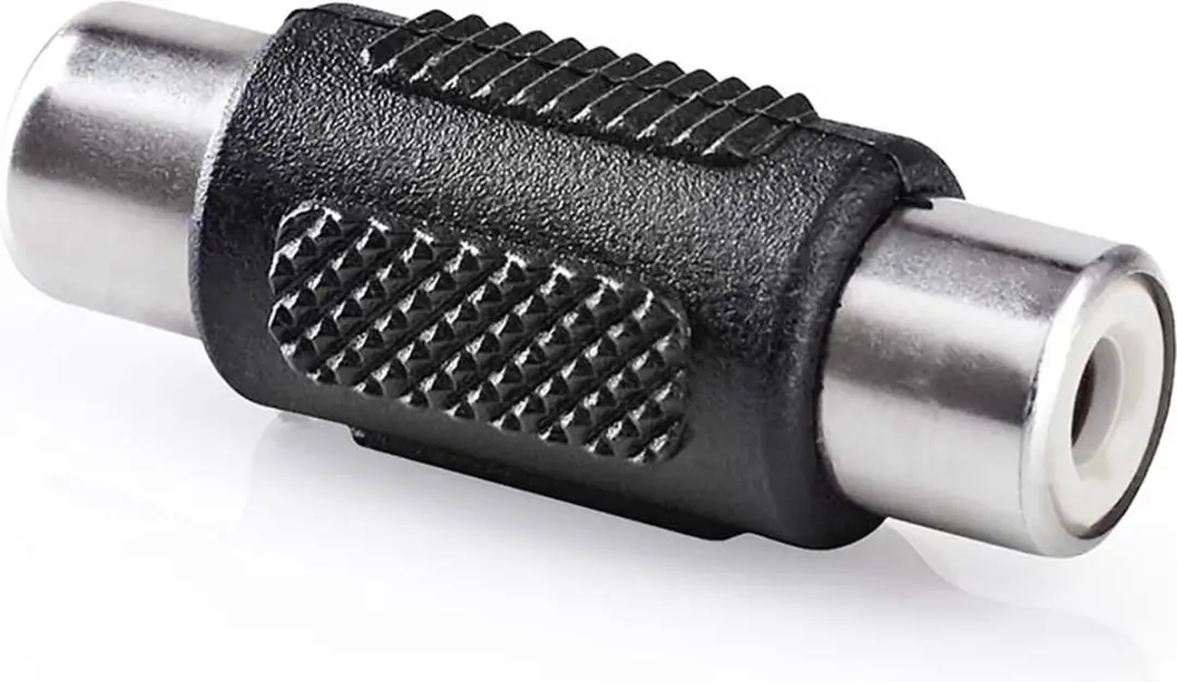 Nedis Mono-Audioadapter RCA Female - Zwart