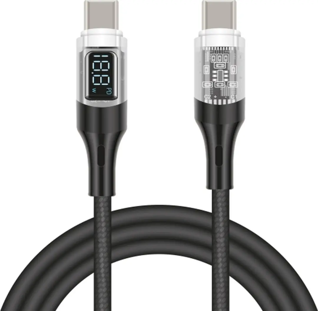 Delock USB-C naar USB-C PD 3.0 Kabel 100W - 2m - Zwart